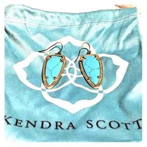Kendra Scott turquoise earrings